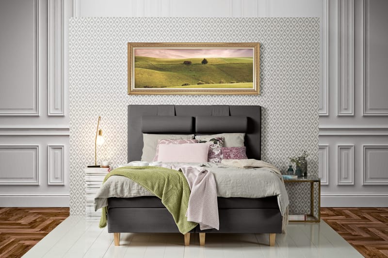 James Kontinentalsäng 180x200 cm - Ljusgrå - Products - Möbler - Säng - Kontinentalsäng