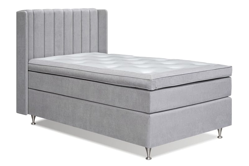 Joluma Sängpaket Fast 105x200 cm - (+Fler val) 105x200 cm Ljusgrå - Products - Möbler - Säng - Kontinentalsäng