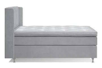 Joluma Sängpaket Fast 105x200 cm - (+Fler val) 105x200 cm Ljusgrå - Products - Möbler - Säng - Kontinentalsäng