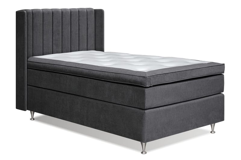 Joluma Sängpaket Fast 105x200 cm - (+Fler val) 105x200 cm Mörkgrå - Products - Möbler - Säng - Kontinentalsäng