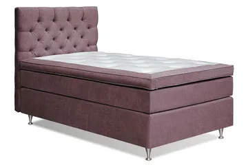 Joluma Sängpaket Fast 140x200 cm - (+Fler val) 140x200 cm Mörkrosa - Products - Möbler - Säng - Kontinentalsäng