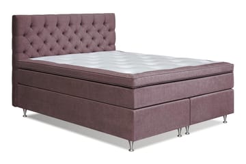 Joluma Sängpaket Fast 160x200 cm - (+Fler val) 160x200 cm Mörkrosa - Products - Möbler - Säng - Kontinentalsäng