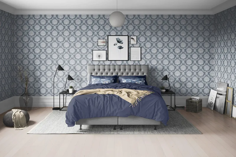 Joluma Sängpaket Fast 180x200 cm - Grå - Products - Möbler - Säng - Kontinentalsäng