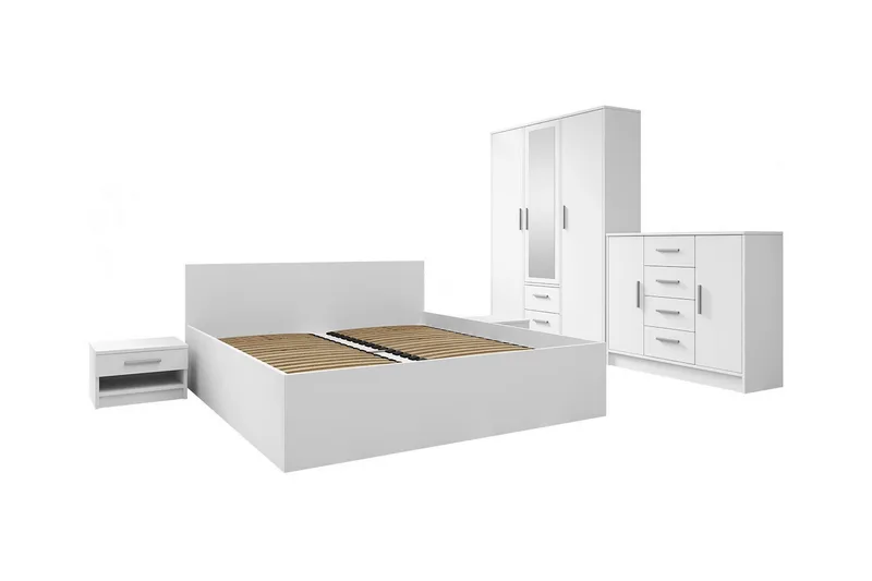 Kintore Möbelset För Sovrum, Vit