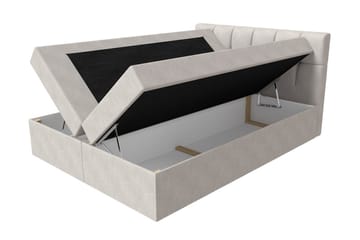 Kramvik Kontinentalsäng 200x200 - Svart - Products - Möbler - Säng - Säng med förvaring