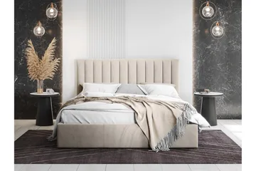 Laargard / Cosmo Sängram 120x200 cm - Beige - Products - Möbler - Säng - Säng med förvaring