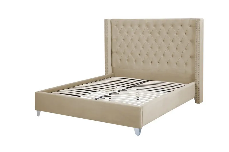 Lubbon Dubbelsäng 160|200 cm - Beige - Products - Möbler - Säng - Dubbelsäng