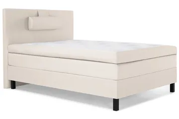 Lucky Komplett Sängpaket 120x200 Memory Slät Sänggavel - Nackkudde Stor Beige - Products - Möbler - Säng - Enkelsäng