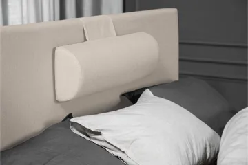 Lucky Komplett Sängpaket 120x200 Memory Slät Sänggavel - Nackkudde Stor Beige - Products - Möbler - Säng - Enkelsäng