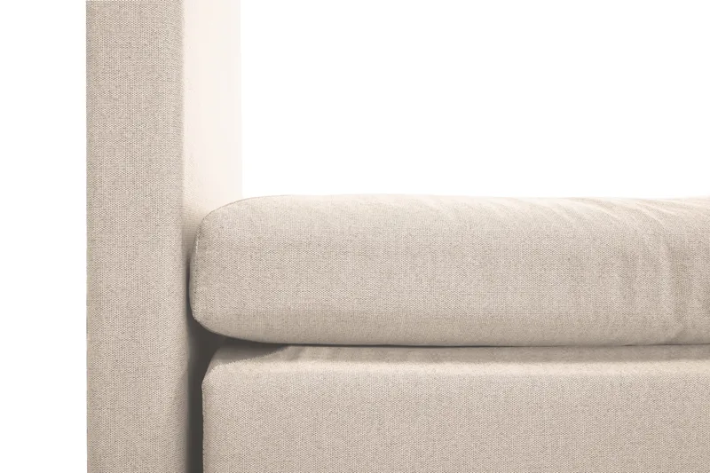 Lucky Komplett Sängpaket 120x200 Polyeter Slät Sänggavel - Beige - Products - Möbler - Säng - Enkelsäng