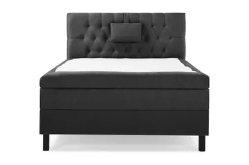 Lucky Diamant Sänggavel 120 cm - Svart/Grå