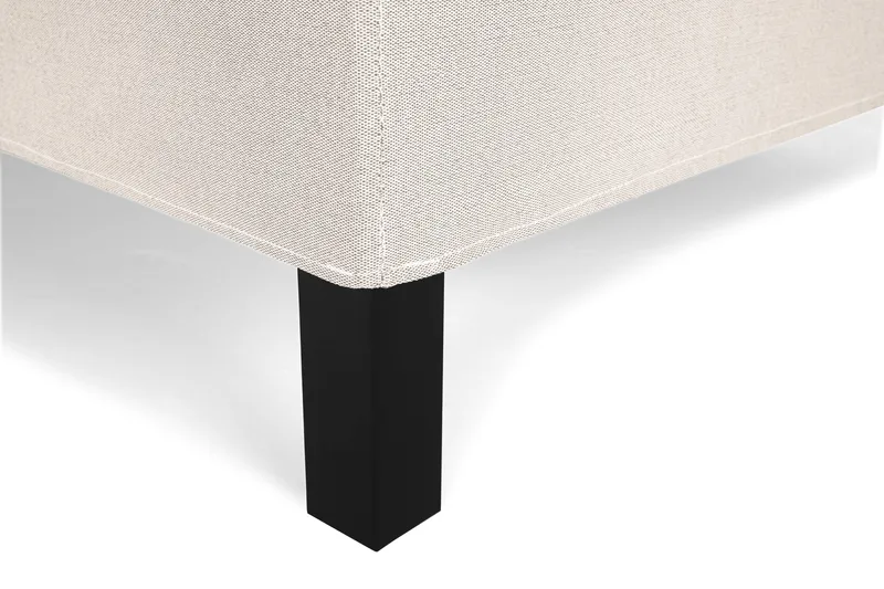 Lucky Komplett Sängpaket 120x200 Polyeter Slät Sänggavel - Beige - Products - Möbler - Säng - Enkelsäng