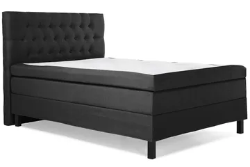 Lucky Komplett Sängpaket 140x200 Memory Diamant - Svart/Grå - Products - Möbler - Säng - Kontinentalsäng