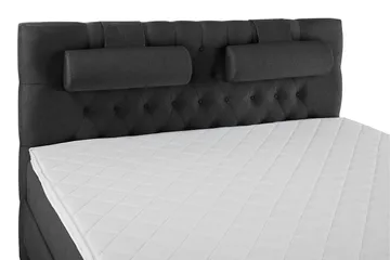 Lucky Komplett Sängpaket 160x200 Skum Diamant - Nackkudde Stor Svart/Grå - Products - Möbler - Säng - Kontinentalsäng