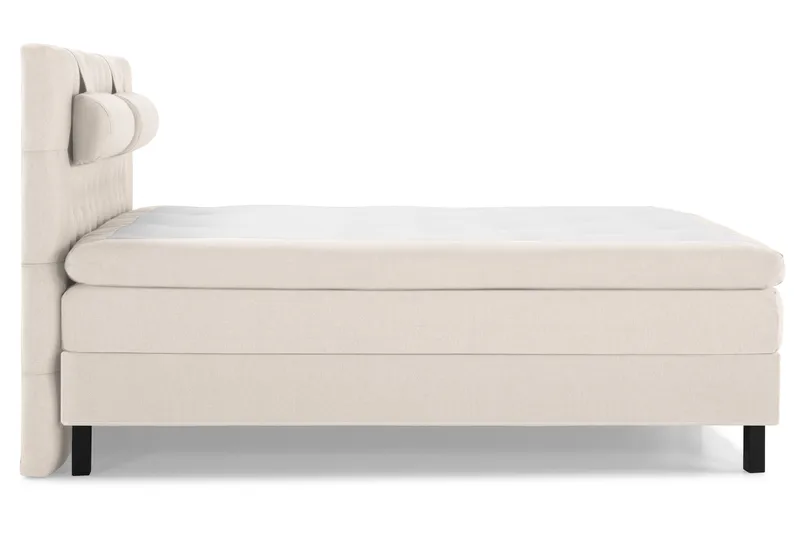Lucky Komplett Sängpaket 180x200 Polyeter Diamant Sänggavel - Nackkudde Stor Beige - Products - Möbler - Säng - Kontinentalsäng