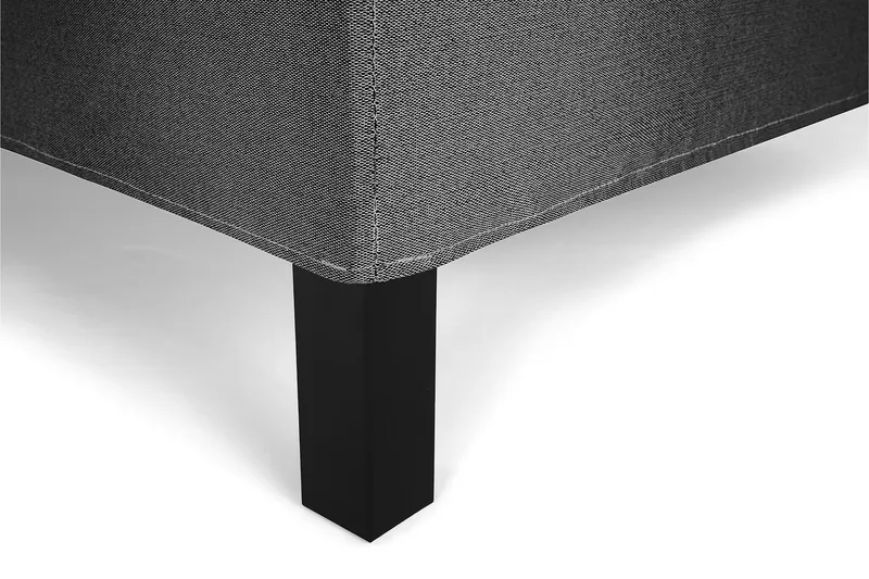 Lucky Komplett Sängpaket 180x200 Polyeter Diamant - Svart / Mörkgrå - Products - Möbler - Säng - Kontinentalsäng