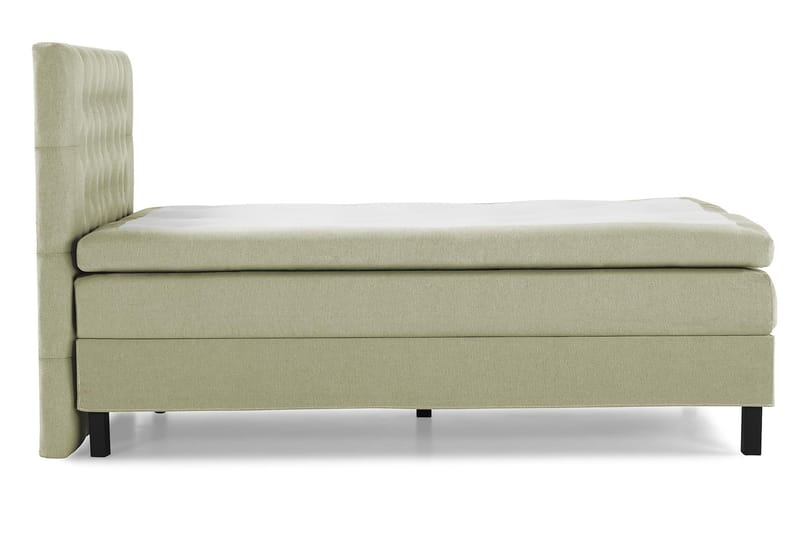 Lucky Kontinentalsäng 140x200Polyeter - Grön - Products - Möbler - Säng - Kontinentalsäng