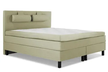 Lucky Kontinentalsäng 150x200Polyeter - Grön - Products - Möbler - Säng - Kontinentalsäng