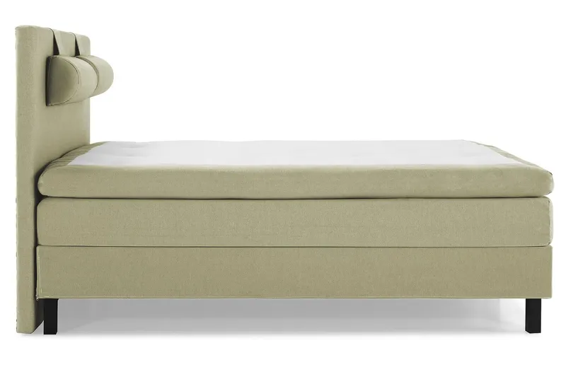Lucky Kontinentalsäng 150x200Polyeter - Grön - Products - Möbler - Säng - Kontinentalsäng