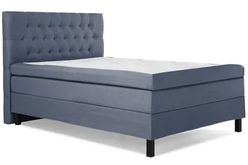 Lucky Sängpaket 140x200 Polyeter Diamant Sänggavel - Mörkblå - Products - Möbler - Säng - Kontinentalsäng