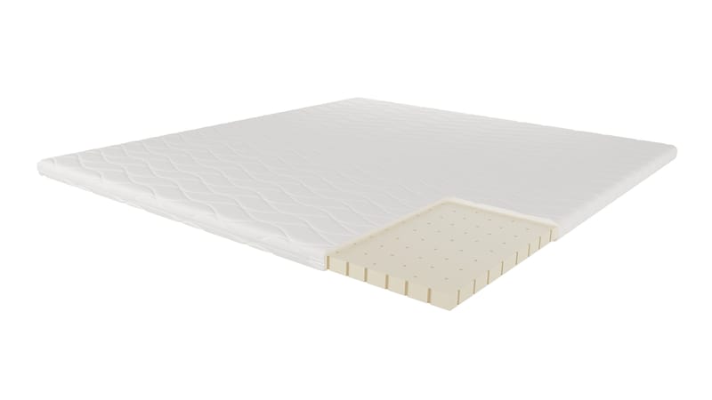 HVILA Punktelastisk Latex Bäddmadrass 160x200 cm – 7 cm Medium/Fast med Tvättbar Klädsel - Products - Möbler - Säng - Madrass - Bäddmadrass