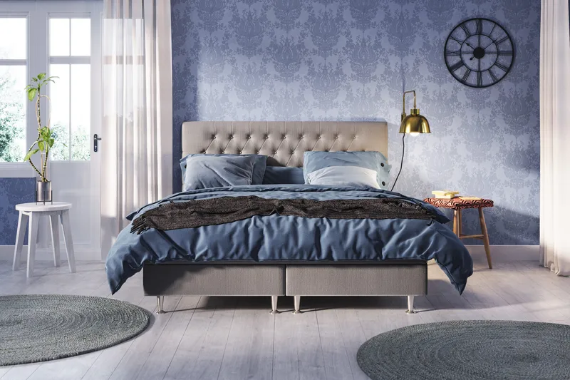 Meja Sängpaket 120x200 - Ljusgrå - Products - Möbler - Säng - Enkelsäng