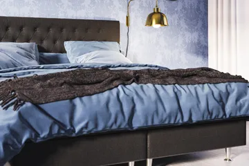 Meja Sängpaket 120x200 - Svart - Products - Möbler - Säng - Kontinentalsäng
