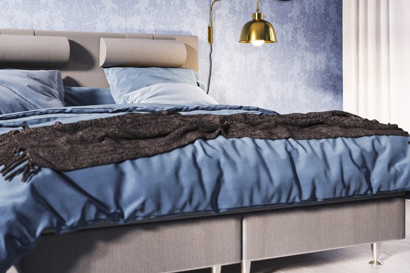 Meja Sängpaket 140x200 - Ljusgrå - Products - Möbler - Säng - Kontinentalsäng