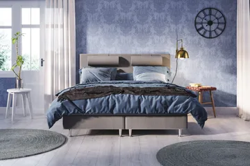 Meja Sängpaket 180x200 - Ljusgrå - Products - Möbler - Säng - Kontinentalsäng