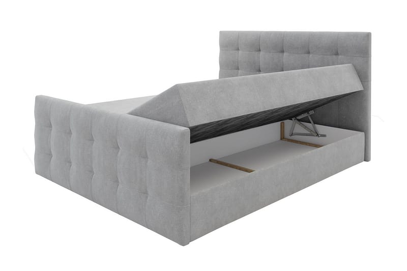 Milano Kontinentalsäng 180x200 cm med Sänggavel  Beige - Beige - Products - Möbler - Säng - Säng med förvaring