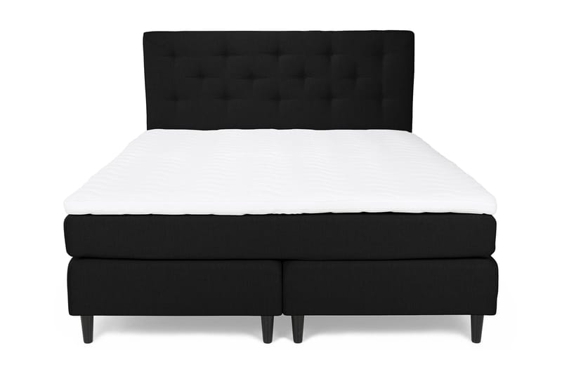 Nice Deluxe Kontinentalsäng 160x200, Svart