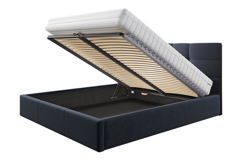 Nieres Förvaringssäng 140x200cm - Mörkgrå - Products - Möbler - Säng - Säng med förvaring