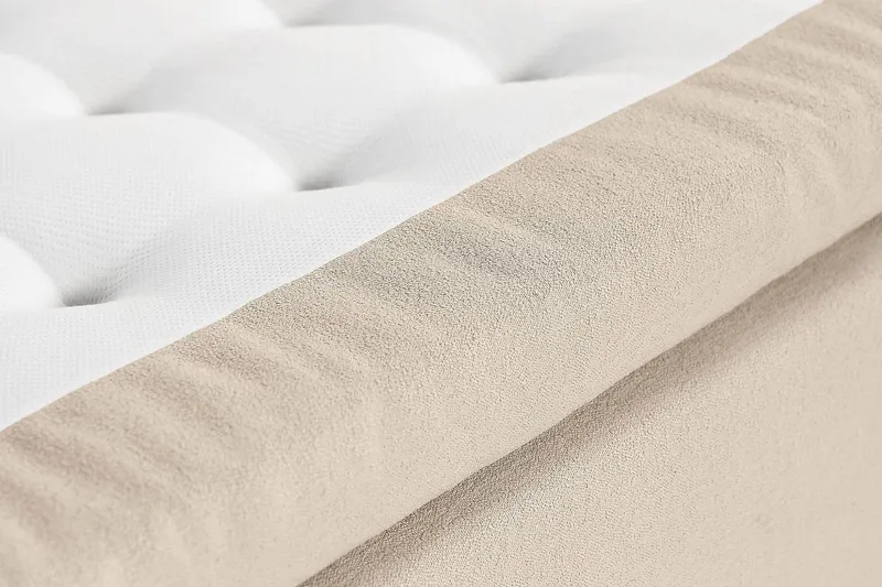 Oslo Lyx Kontinentalsäng Boucle 140x200 - Beige - Products - Möbler - Säng - Kontinentalsäng