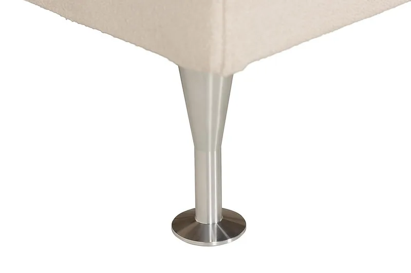 Oslo Lyx Kontinentalsäng Boucle 140x200 - Ljusbeige - Products - Möbler - Säng - Kontinentalsäng