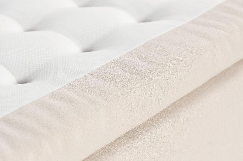Oslo Lyx Sängpaket Boucle 180x200 Knappad gavel - Beige - Products - Möbler - Säng - Kontinentalsäng