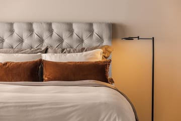 Oslo Lyx Sängpaket Kontinentalsäng 120x200 cm - Grå - Products - Möbler - Säng - Kontinentalsäng