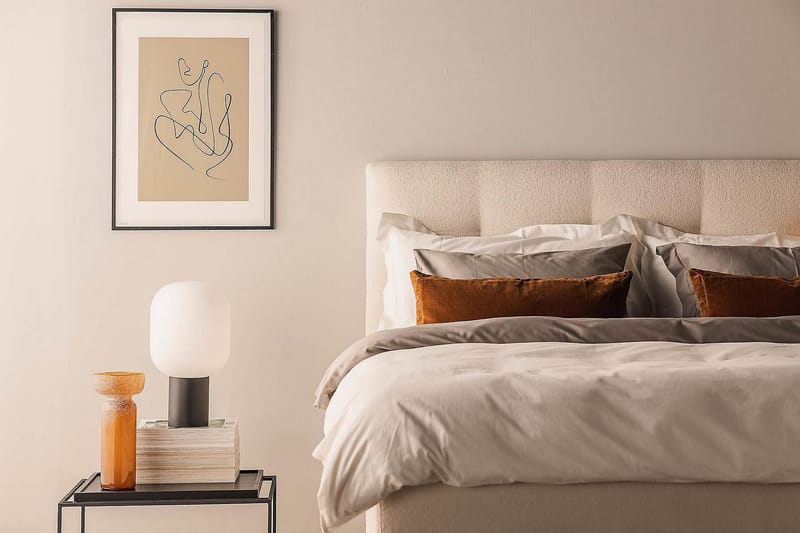 Oslo Lyx Sängpaket Kontinentalsäng 160x200 cm - Ljusbeige - Products - Möbler - Säng - Kontinentalsäng