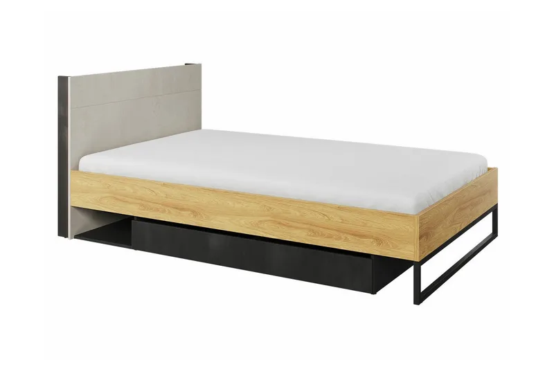 Rathmore Sängram 120x200 cm - Mörkgrå - Products - Möbler - Säng - Sängram & sängstomme