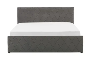 Rochefort Förvaringssäng 180x200 cm - Sammet/Grå - Products - Möbler - Säng - Säng med förvaring