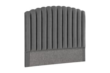 Davia Sänggavel 140 cm - Mörkgrå/Sammet - Products - Möbler - Säng - Sängtillbehör & sänggavel - Sänggavel