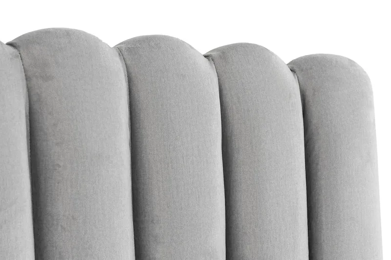 Davia Sänggavel 160 cm - Ljusgrå/Sammet - Products - Möbler - Säng - Sängtillbehör & sänggavel - Sänggavel