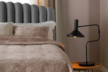 Davia Sänggavel 180 cm - Mörkgrå/Sammet - Products - Möbler - Säng - Sängtillbehör & sänggavel - Sänggavel