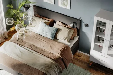 Sleepy Sänggavel 160 cm - Svart - Products - Möbler - Säng - Sängtillbehör & sänggavel - Sänggavel