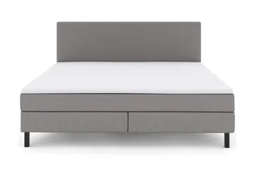 Select No 2 Komplett Sängpaket 210x210 - Ljusgrå/Svart - Products - Möbler - Säng - Kontinentalsäng
