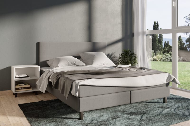 Select No 2 Kontinentalsäng 180x200 - Ljusgrå - Products - Möbler - Säng - Kontinentalsäng