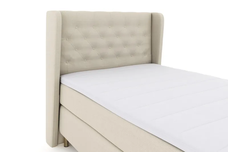 Select No 3 Komplett Sängpaket 120x200 Fast - Beige/Koppar - Products - Möbler - Säng - Enkelsäng