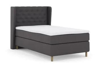 Select No 3 Komplett Sängpaket 120x200 Fast - Mörkgrå/Koppar - Products - Möbler - Säng - Enkelsäng