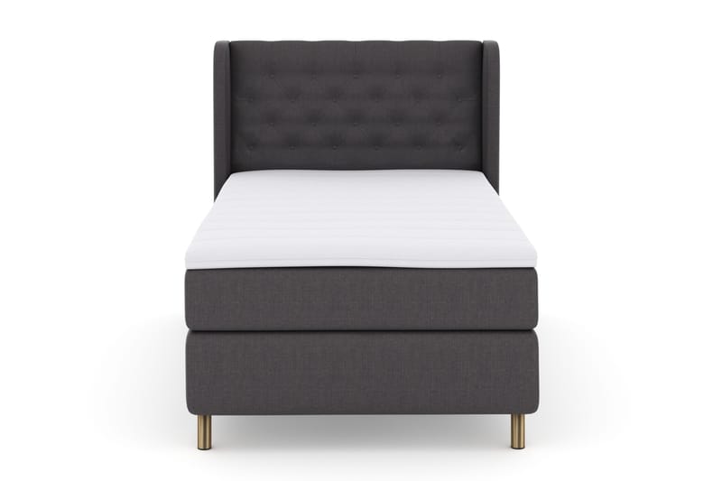 Select No 3 Komplett Sängpaket 120x200 Fast - Mörkgrå/Koppar - Products - Möbler - Säng - Enkelsäng