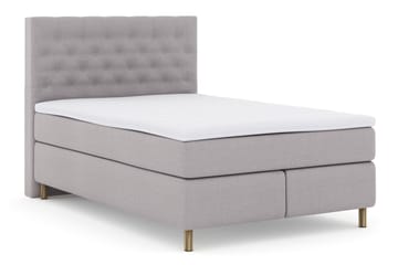 Select No 3 Komplett Sängpaket 140x200 Fast/Medium - Ljusgrå/Koppar - Products - Möbler - Säng - Kontinentalsäng