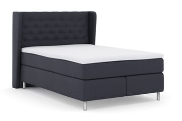 Select No 3 Komplett Sängpaket 140x200 Medium - Blå/Metall - Products - Möbler - Säng - Kontinentalsäng